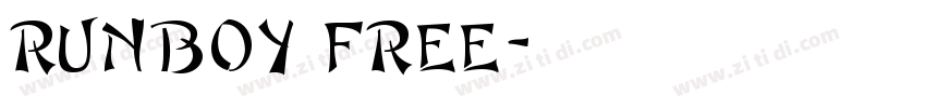 Runboy Free字体转换